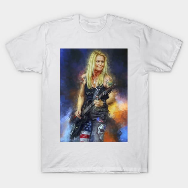 Lita Ford T-Shirt by IconsPopArt